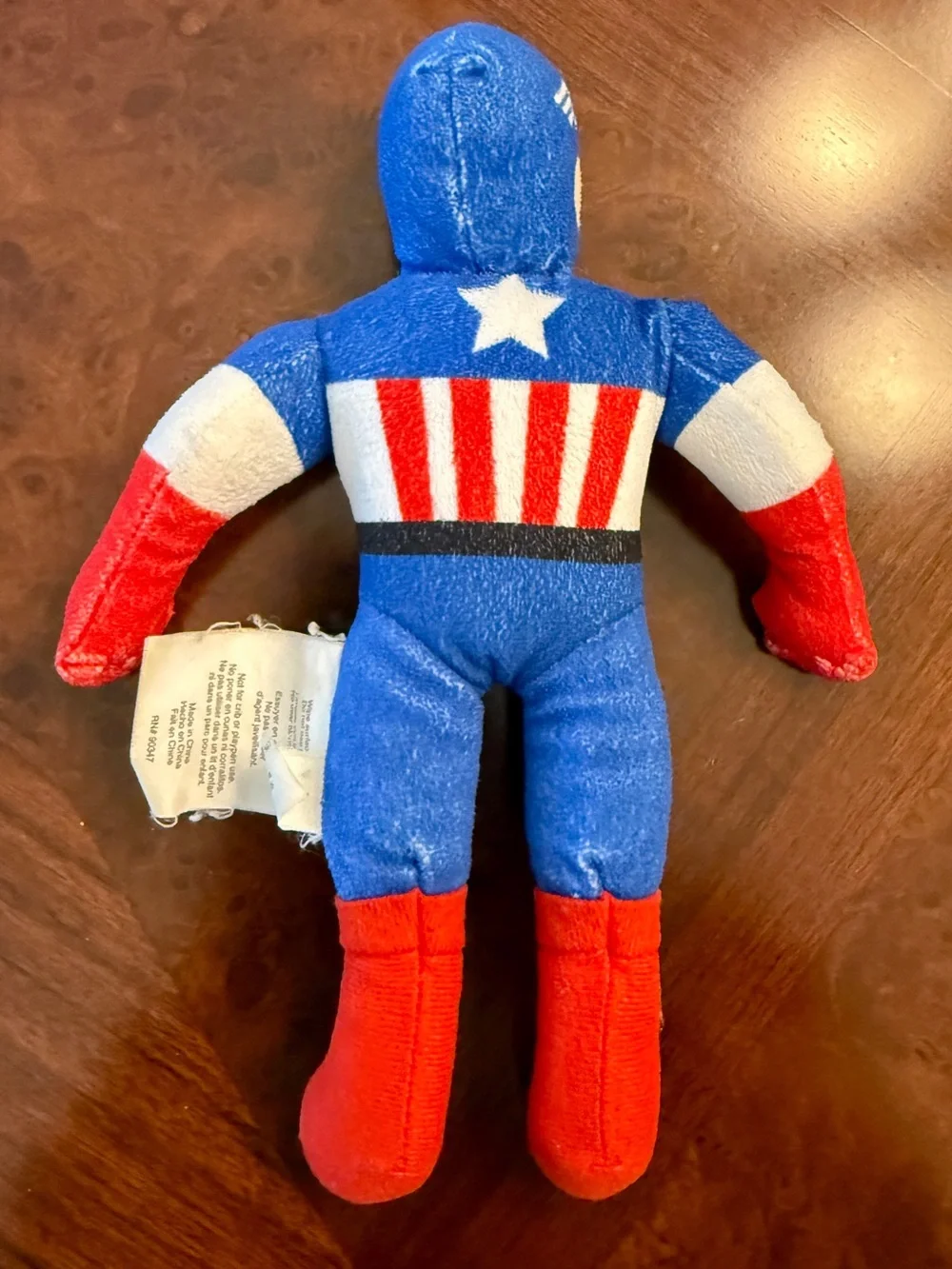 Rare Marvel Captain America Plush Stuffed Superhero Figure Avengers Shield Toy